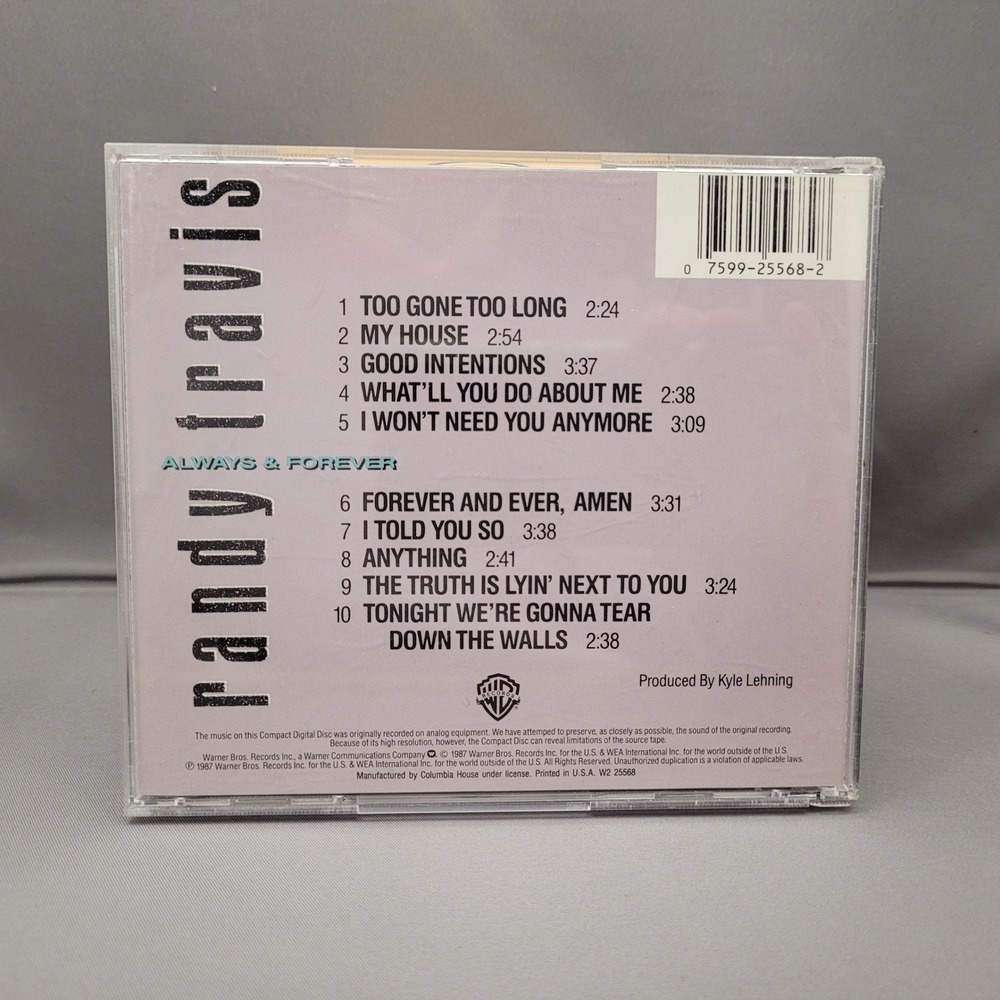 Always & Forever by Randy Travis (CD, 1987) - Picture 2 of 3